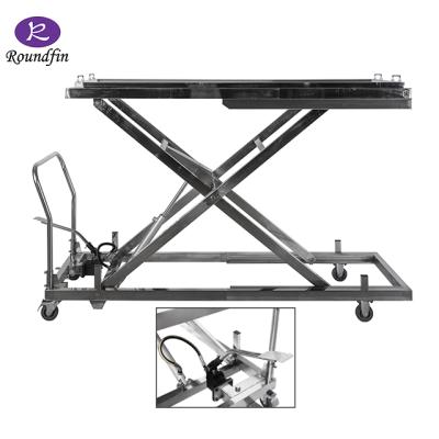 China Stainless Steel Mortuary Mortuary Cart Elevator Corpse Body Lift Mortuary Body Lifter for sale