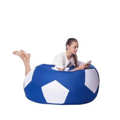 China Wholesale Custom Wholesale Bean Bag Chair Removable Shape Ball Cover Kids, Portable Soccer Bean Bag Chair for sale