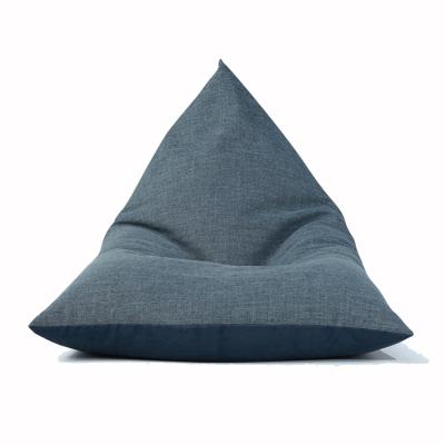 China BEAN ARMCHAIR Best Selling Comfortable Triangle Shape Sofa Knitted XL Bag Bean Chair for sale