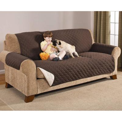 China American Pet Sofa Cover Elastic Double Seat Loveseat Reversible Quilted Sofa Cover Elastic for sale