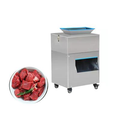 China Hotels Mall Store Chicken Steak Cube Cutting Machine Cow Hoof Cube Cutting Machine for sale