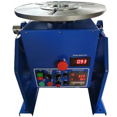 China Building Material Shops 100KG Welding Positioner / Welding Rotator WDBWJ-1 Show Welding Speed ​​/ Turntable /Welding can on panel for sale