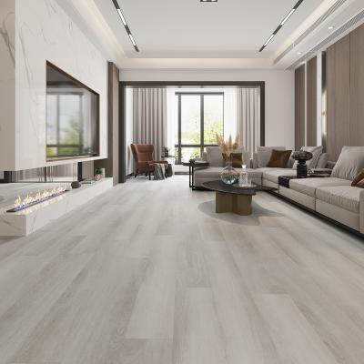 China Modern Wood Pattern LVT SPC Waterproof Self Adhesive PVC Floor Vinyl Tile for sale