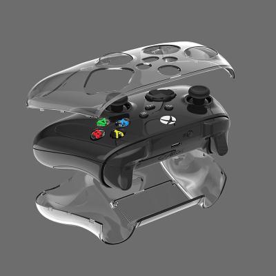 China Plastic Transparent Protective Hard PC Case for xbox one x controller JMP- XX116C for sale