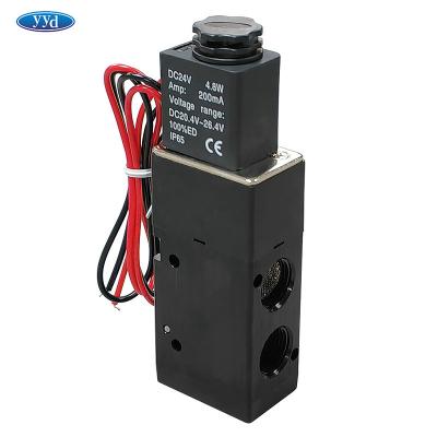 China YYD Solenoid 3V310 Pneumatic Reversing Electric Valve Flow Control Customizable Pneumatic Valve Component for sale