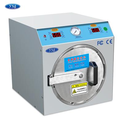 China High yield Yyd 220v/110v Smart Medium Autoclave Debubbler Air Bubble Removing Machine LCD Skimming Machine for sale