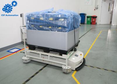 China Vehículo dirigido automatizado AGV del acero de carbono para el almacenamiento automático de Warehouse en venta