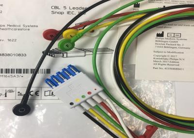 China M1645A IntelliVue Ersatzteile für medizinische Ausrüstung Kabel 5 Leadset zu verkaufen