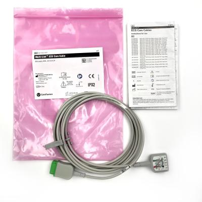 China GE  Ref:2017003-001  Multi-Link ECG Care Cable ,3/5 -Lead ,AHA 3.6M /12FT for sale