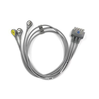 China GE REF:2106385-003  ECG Leadwire Set ,3-lead ,Snap ,IEC ,74CM/29IN for sale