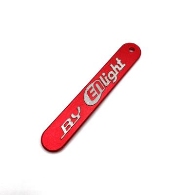 China Factory low price aluminum logo tag anodizing machining fashionable aluminum name plate for sale