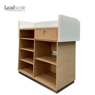 China Wholesale Price Multi-Layer Custom Size Multi-Layer Storage Concise Style Service Counter for sale