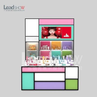 China Bright And Active Multi Function Fashion And Personality Home Appliances Cosmetic Display Stand Speakers Showcase for sale