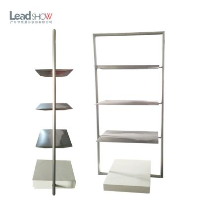 China Island Exhibition Rack Metal Top Selling Customizable Coating Display Rack Commonly Used for sale