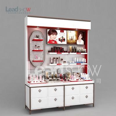 China New Chinese Style Elegant Atmosphere Acrylic Retail Cosmetic Display Stand for sale