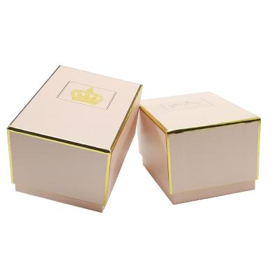 China Guangzhou LOGO Beauty Equipment Packaging Gold Glitter Rim Handmade Custom Gift Box for sale