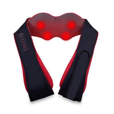 China 2000mah Battery Cordless Shiatsu Body Kneading Warm Full Body Use Back Muscle Relaxation Neck and Shoulder Massager Massager Belt for sale