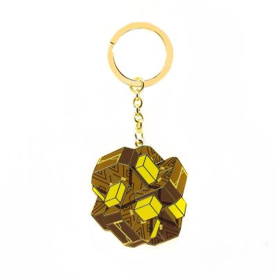 China Global High Quality Handmade Metal Open Unique Genshin Impact Key Chains Keyring for sale