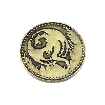 China New Style Metal Gift The Elder Scrolls 5 World Game Brought Back Collecting Commemorative Coins for sale