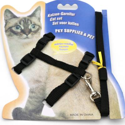 China Stocked Cat Leash Cat Walking Leash Pet Chest Harness for sale