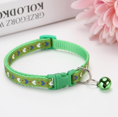 China Stocked Pet Band Bell Cat Collar Dog Collar Pet Love Arrow Collar for sale