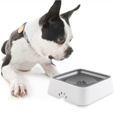 China Non-automatic Pet Supplies Dog Water Bowl Non-wet Mouth Dog Bowl Anti-Spill Floating Cat for sale