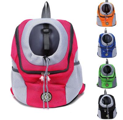 China Pet Stored Bag For Travel Portable Backpack For Cat And Dog Chest Bag Breathable Pet Supplies For Dog for sale