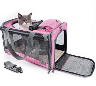 China Stored One Shoulder Cross - Body Pet Bag Dog Bag Cat Carry Extinguishing Portable Bag for sale