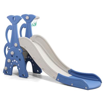 China 2-10 Years Updated Kids Indoor Colorful Home Playhouse Toddler Playground Plastic Slide for sale