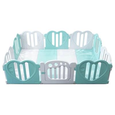 China Updated House Eco-friendly Toy Plastic Baby Playpen Play Gard Fence For Kids for sale