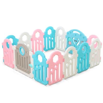 China High Quality Eco-friendly Plastic Indoor Gard Safety Kids Fence Baby Play Playpen for sale