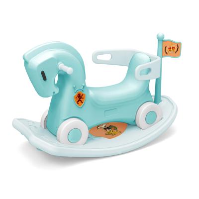 China Eco - Friendly Plastic Rocking Horse With Wheel Baby Rocking Horse for sale