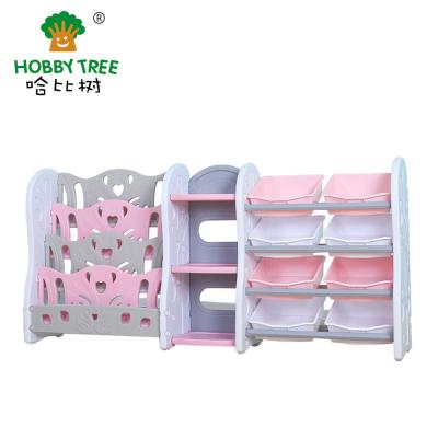 China Environmental material school children book shelves for kids play storage shelf bedroom funiture and kindergarten bookshelf for sale