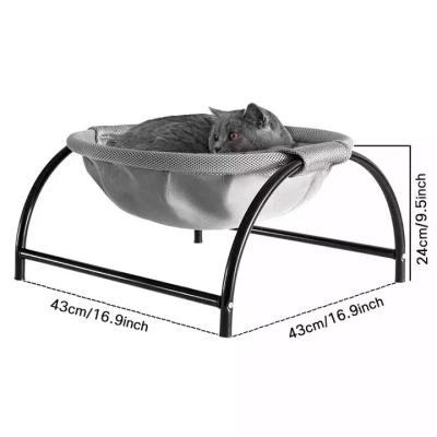 China Round Free Standing Breathable Cat Hammock Bed Cat Sleeping Cat Bed for sale