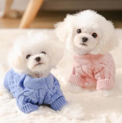 China Custom Viable Printed Quality Dog Winter Clothes Dogs Sweater Dog Clothes Pet High Quality Jumper Puppy Pet Clothing for sale