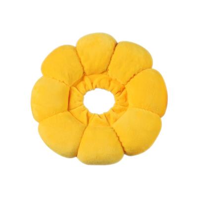 China Stocked Dog Cat Elizabethan Collar For Dogs Anti Elizabeth Circle Licking Ring Cat Anti Bite Cotton Filled Sunflower Pet for sale