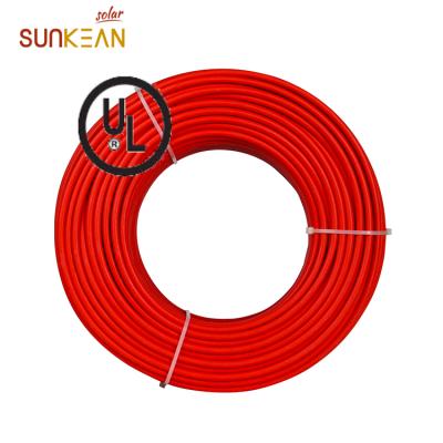 China Tinned or bare copper cable UN 1000 2000V solar cable photovoltaic power generation and solar system UL style high voltage energy storage PVC ROHS standard for sale