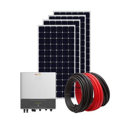 China Home factory direct 10kw 20kw 50kw 100kw 150kw on grid inverter solar panel energy system for home for sale