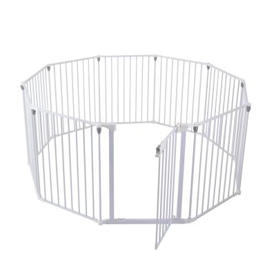 China Modern square kids playpen foldable multi panel extra wide fireplace fence surround room divider baby kid playpen for sale