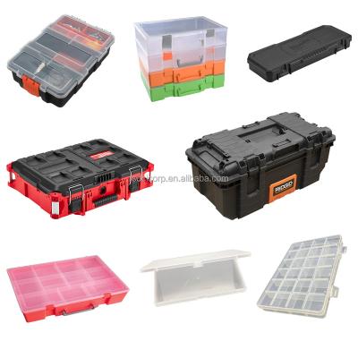 China Plastic Box Storage Container Adjustable Clear Plastic Case Organizer Pearl Jewelry Grid Mold Molds for sale