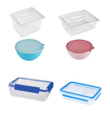 China Mold plastic OEM customized clear plastic box molding parts food freshie container mold transparent customer service for sale