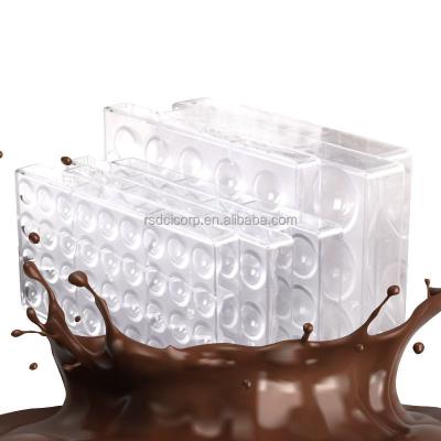 China Candy DIY Bakewarre Chocolate Molds Baking Chocolate Bag Mold Household Product Transparent Polycarbonate Molds Plastic Mold for sale