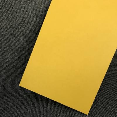 China Modern Yellow Color 6mm Melamine Laminated MDF Board for sale