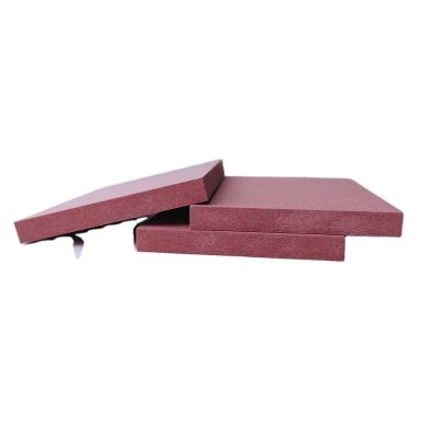 China High Quality Moisture Proof MDF Construction Engineering Red Fire Retardant Fireproof Board for sale