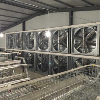 Chine Le grand ventilateur d'aérage de l'air 1.1KW, volaille commandent le style de marteau de baisse de système de hangar à vendre