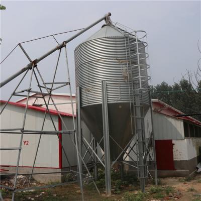 Chine Silo anticorrosion de stockage de grain, machines agricoles galvanisées de poulet de plat à vendre