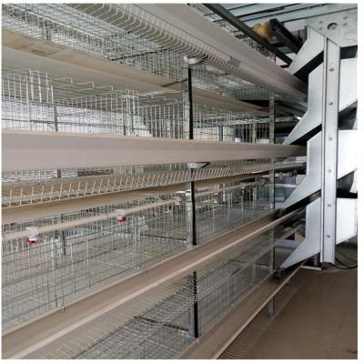 China H Type 128 Vogels de Pluimveehouderijmateriaal van de 4 LaagBatterijkooi Te koop