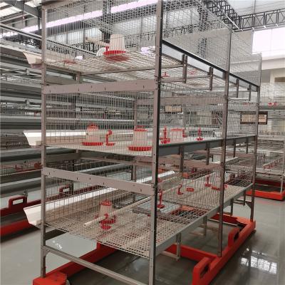 China Fireproof 3 Tiers Poultry Battery Cages Farming Poultry Equipment for sale