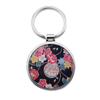 China Zinc Alloy Custom Digital Printing Metal Design Logo Souvenir Keychain for sale