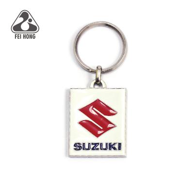 China Factory direct sale car brand zinc alloy keychain with logo for sale